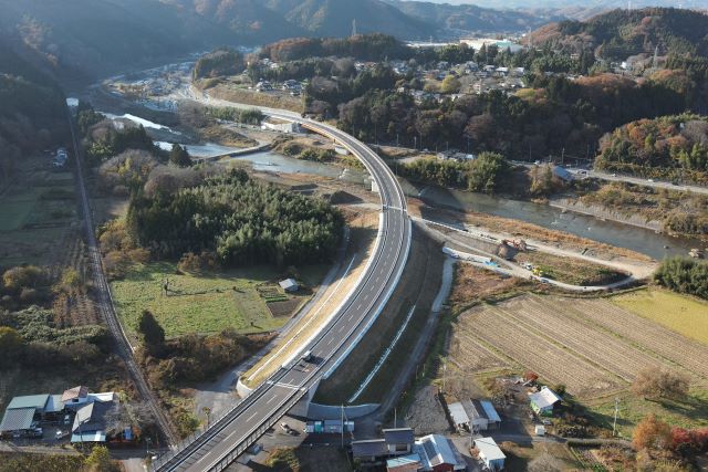 国道118号袋田バイパスが全面開通しました。